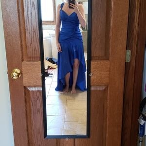 Blue prom dress